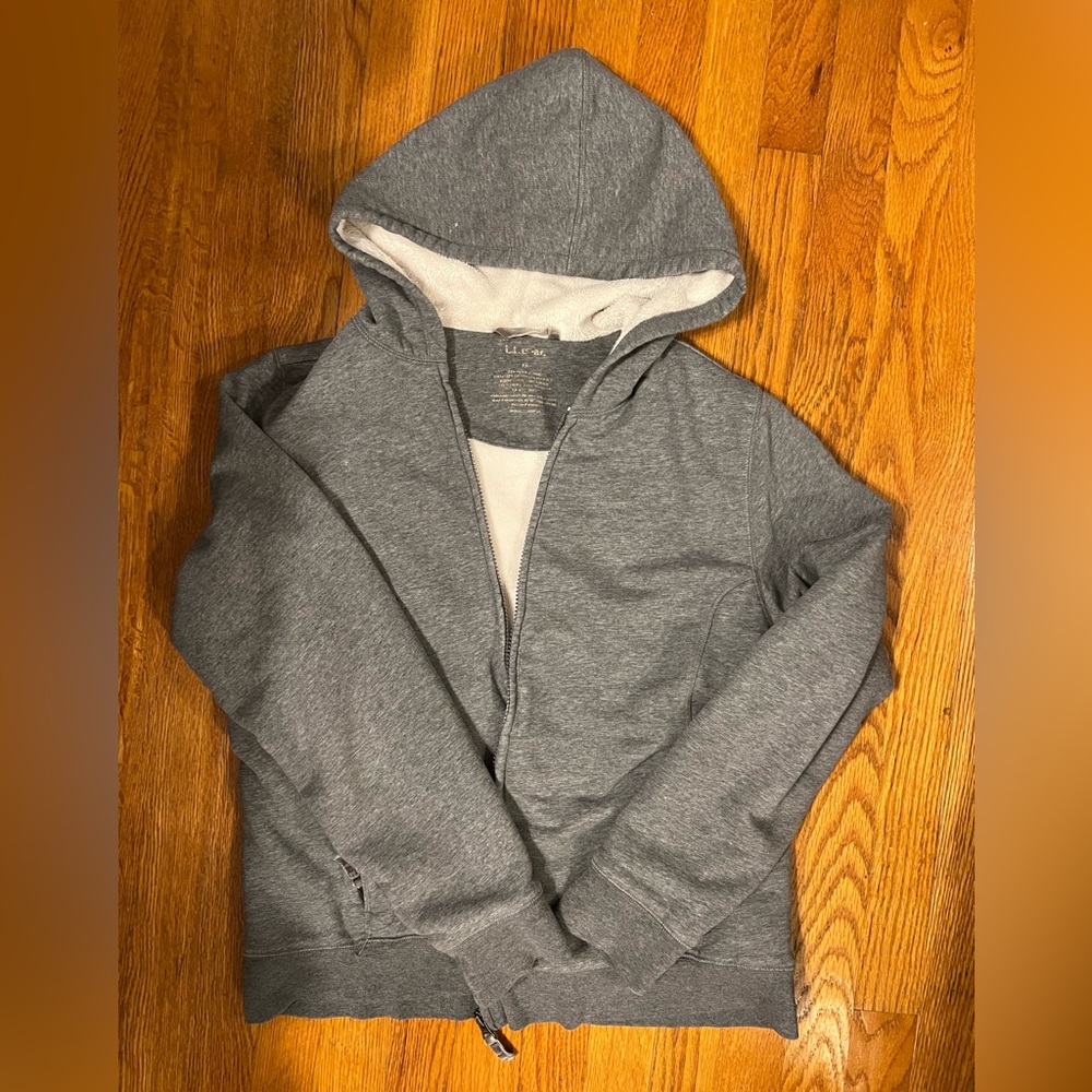 Ll Bean Sherpa hoodie medium